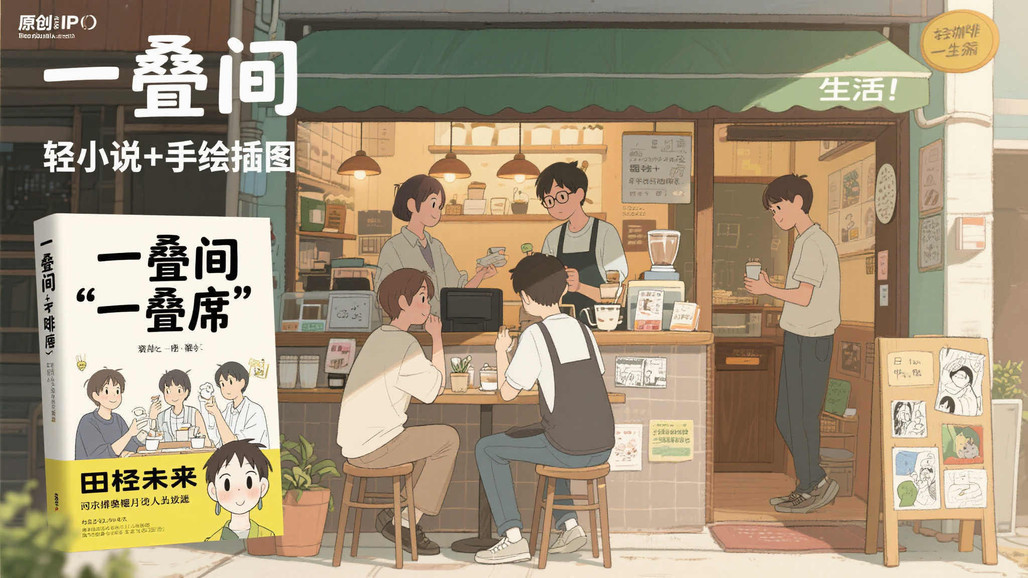 漫画咖啡屋趣味生活!动画化正式官宣 漫画咖啡屋趣味生活!动画化正式官宣